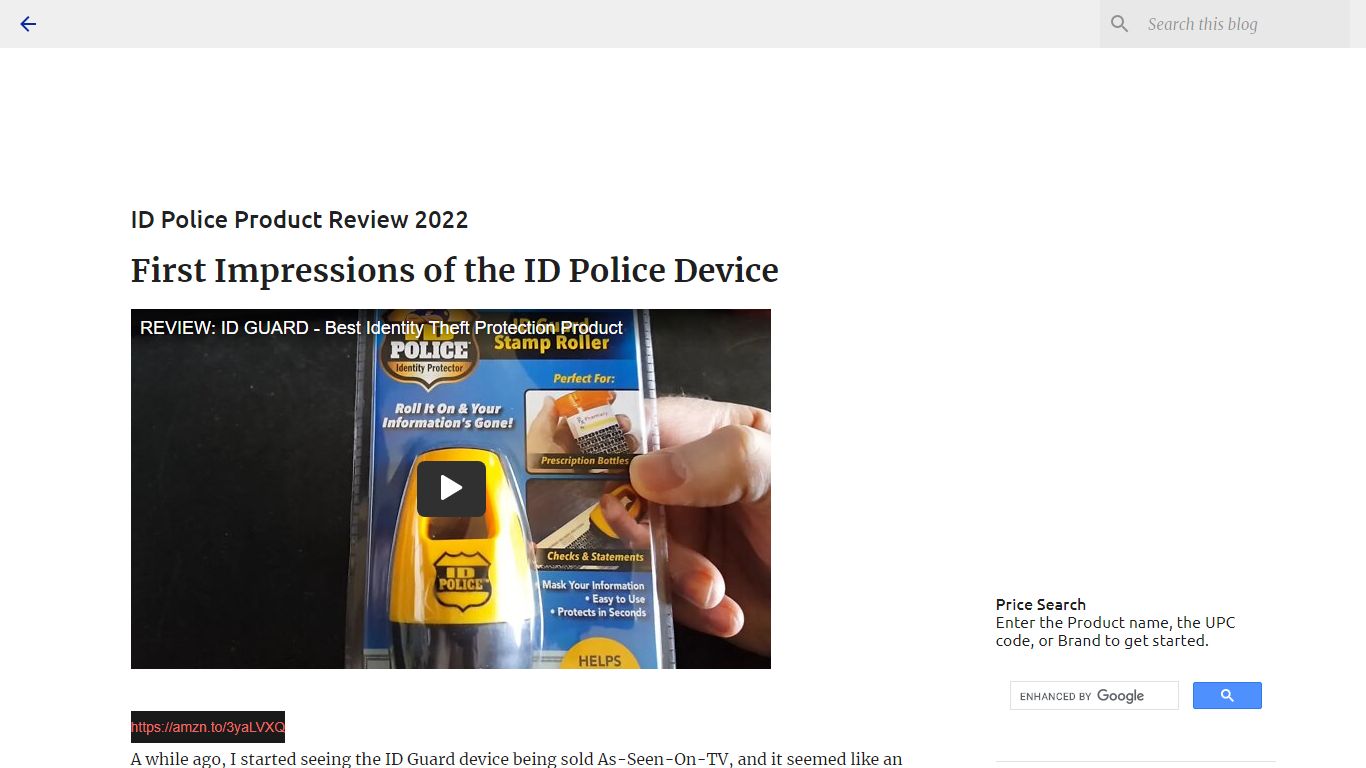 ID Police Product Review 2022 - randydreammaker.com